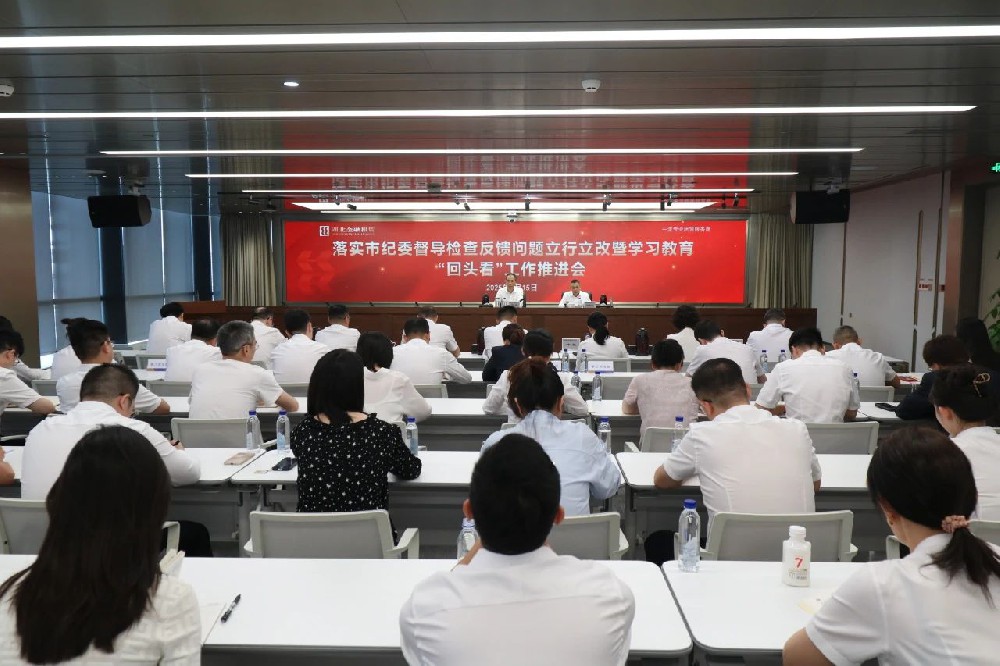 湖北金租召开落实市纪委督导检查反馈问题立行立改暨学习教育“回头看”工作推进会